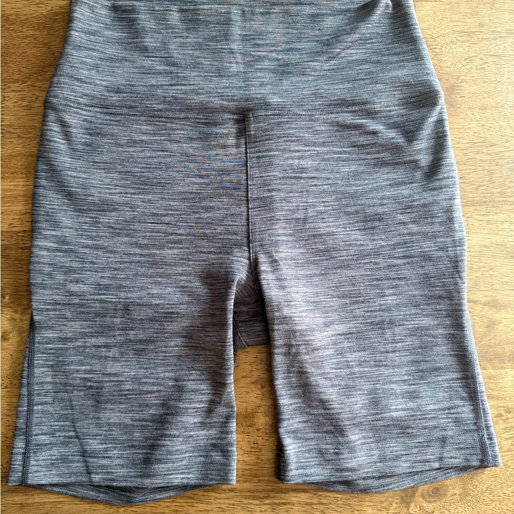 Outdoor Voices Heathered Gray Bike Shorts